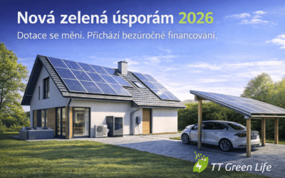 Nová zelená úsporám 2026: Dotace se mění, přichází bezúročné financování