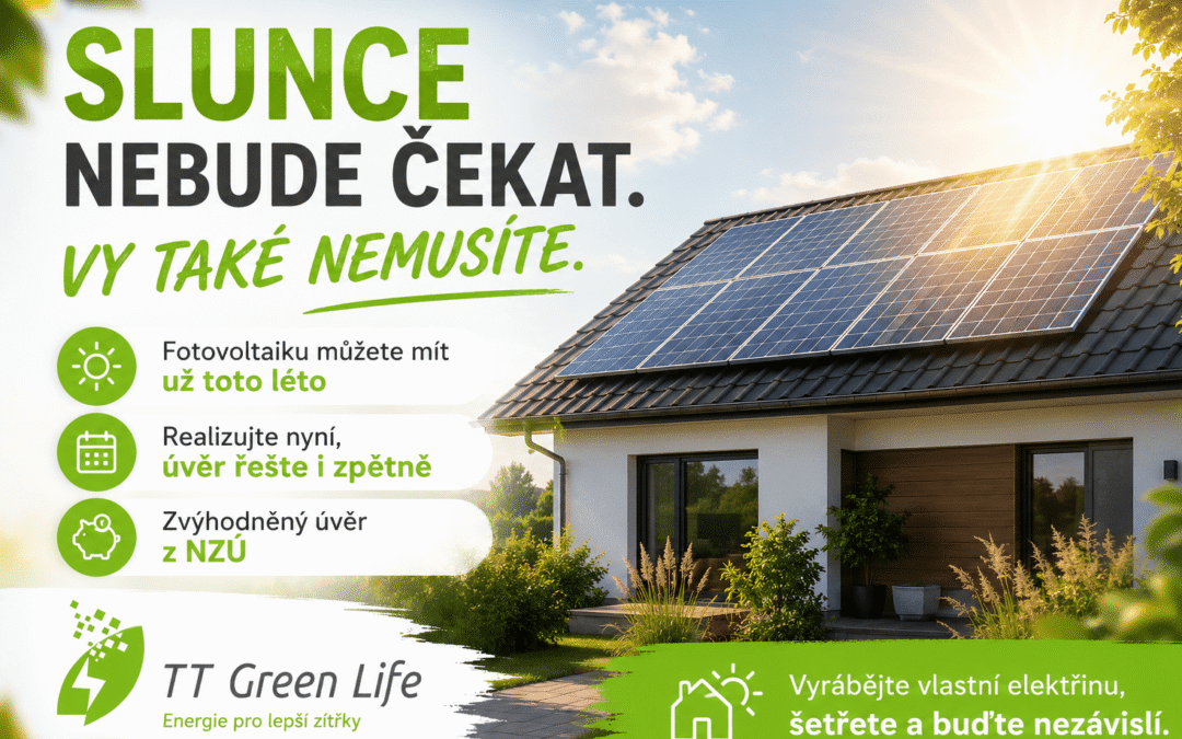 Fotovoltaiku můžete mít už letos v létě. Zvýhodněný úvěr z NZÚ lze řešit i zpětně
