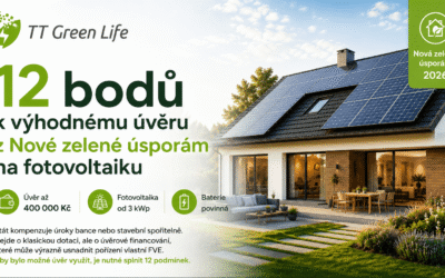Výhodný úvěr na fotovoltaiku z NZÚ 2026: 12 podmínek, které musíte splnit